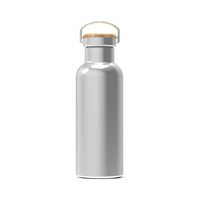 BOTTIGLIA TERMICA CON TAPPO IN BAMBOO 500 ML